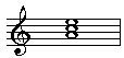 A minor triad