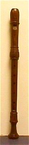 Stanesby rosewood descant/soprano recorder