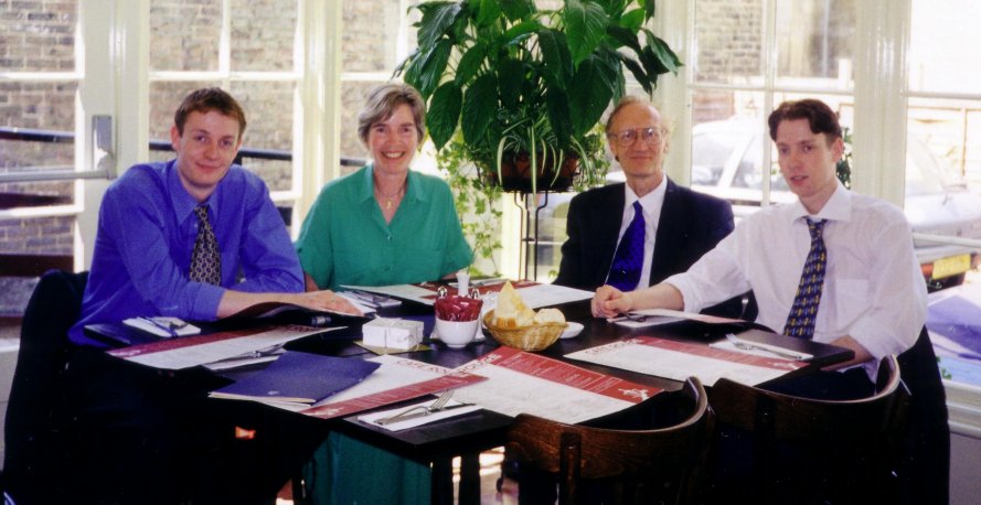 left to right Jonathan, Marguerite, Brian, Benjamin