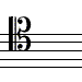 baritone C clef