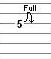 Guitar tablature bend release