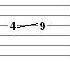 Guitar tablature slide
