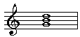 G major triad