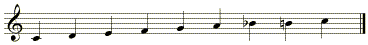 bebop dominant scale