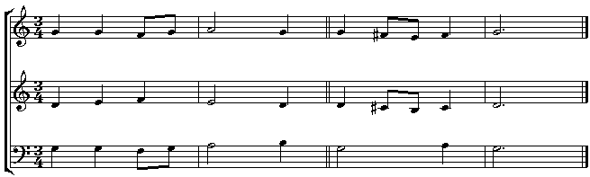 double leading note cadence