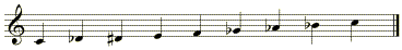 Eight Note Spanish scale