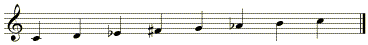 Gypsy scale or Hungarian minor