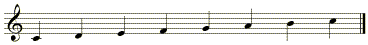 C major scale