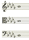 key signature for bb minor