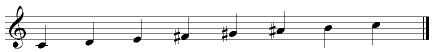 leading whole tone scale