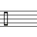 neutral, indefinite or percussion clef