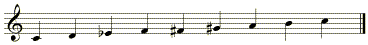 octatonic or diminished scale