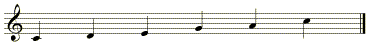 pentatonic major scale