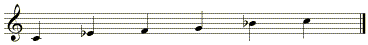 pentatonic minor scale