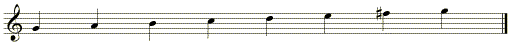 scale of G major