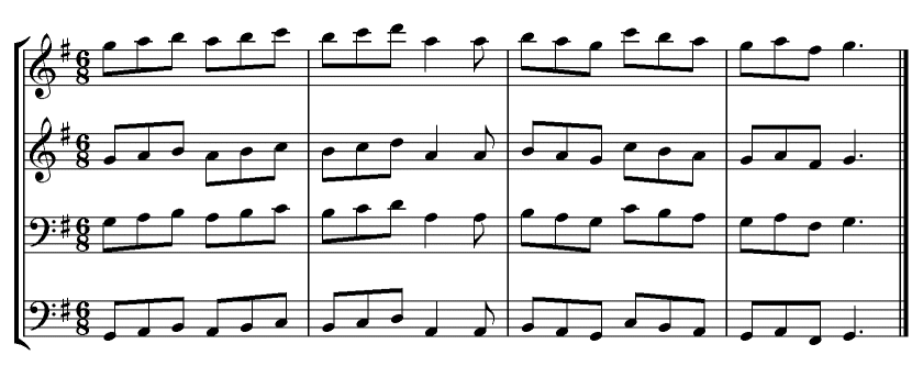 Alto Flute Transposition Chart